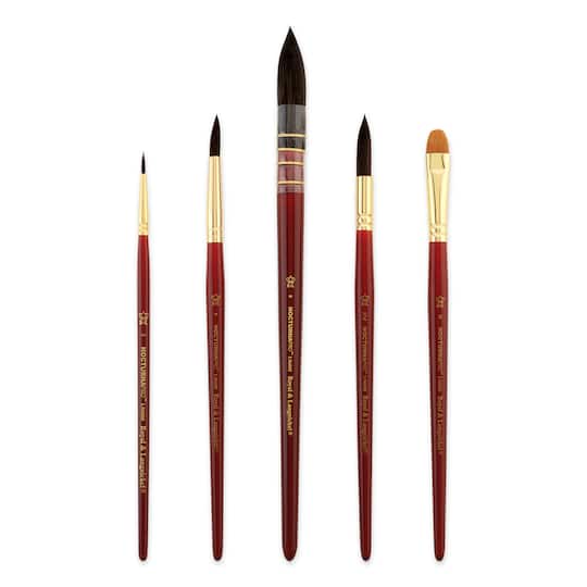 Michaels, Royal & Langnickel® Nocturna Pro™ Round & Quill Variety Brush Set – Category: Multi-Purpose